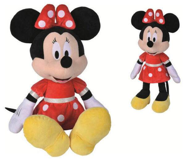 Peluche Minnie 60 cm con Abito Rosso *