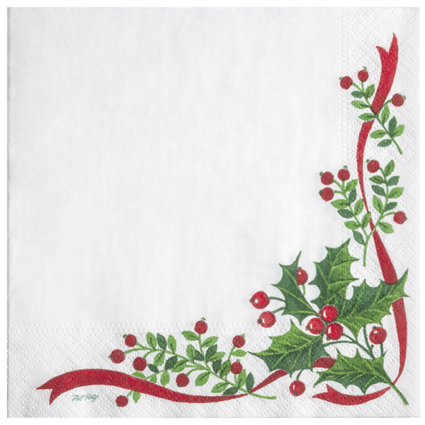 Tovaglioli 33x33 cm Christmas Time 20 pezzi *