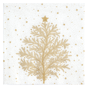 Tovaglioli 33×33 cm Golden Tree 20 pezzi *