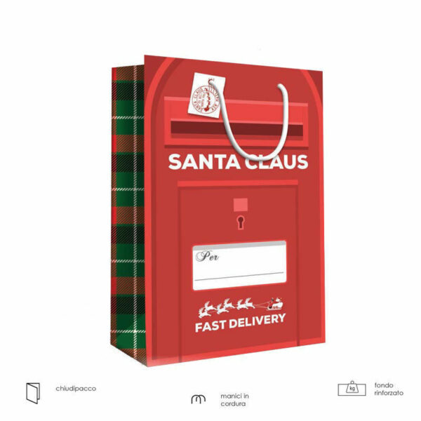 Busta Mail Box Santa Claus 33x16x45 cm *