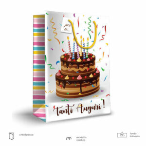 Busta Tanti Auguri Party Cake 33x16x45 cm *