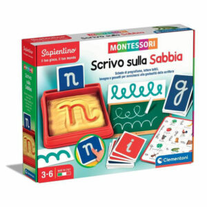 Montessori Scrivo sulla sabbia *