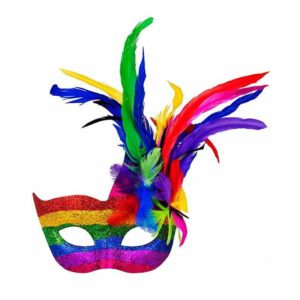 Maschera Veneziana Arcobaleno *