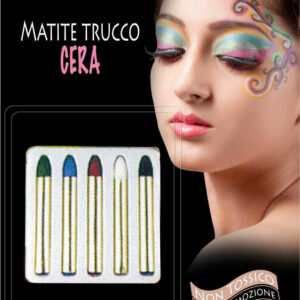 Set Matite a Cera Make Up 5 colori *