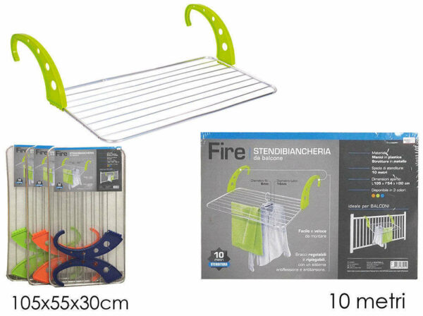 Stendino in alluminio Fire 10 metri *