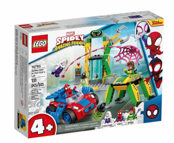 Lego Avengers Super Heroes Spider-Man al laboratorio di Doctor Octopus *