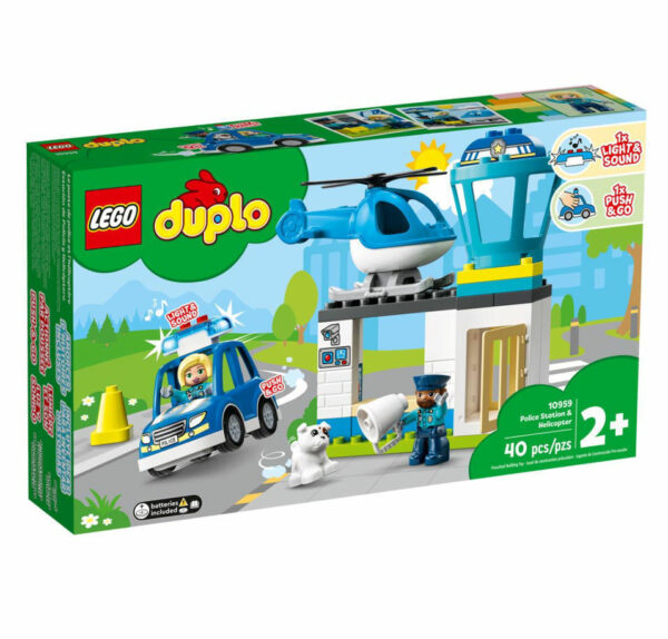 Lego Duplo Stazione di Polizia ed elicottero *