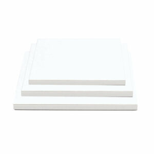 Cake Board Bianco Quadrato 36×36 cm spessore 1,2 cm *