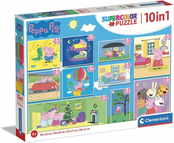 Puzzle 10 in 1 Peppa Pig *