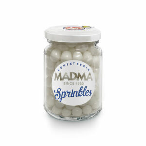 Sprinkles sferici Bianco brillante 8 mm 90 grammi *