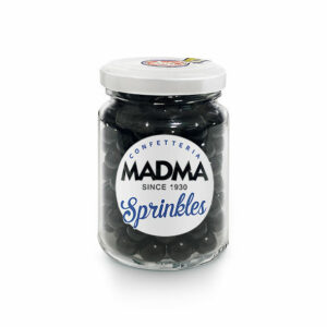 Sprinkles sferici Nero brillante 8 mm 90 grammi *