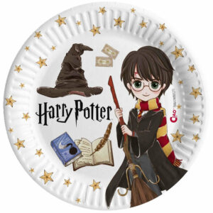 Piatti in carta 18 cm Harry Potter 8 pezzi *