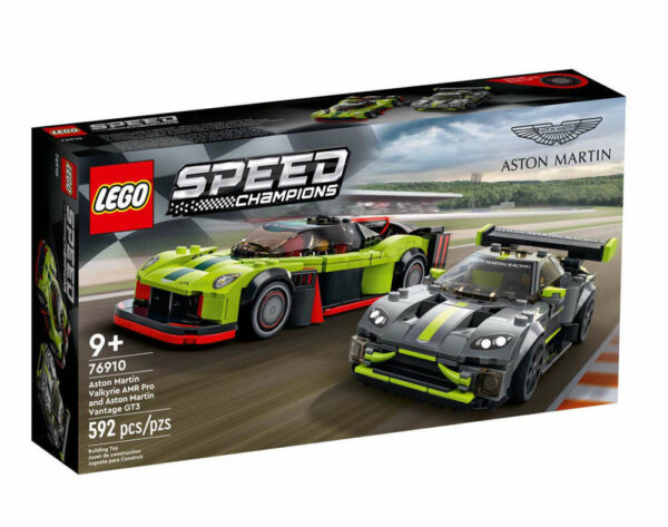 Lego Speed Champions Aston Martin Valkyrie AMR Pro e Aston Martin Vantage GT3 *