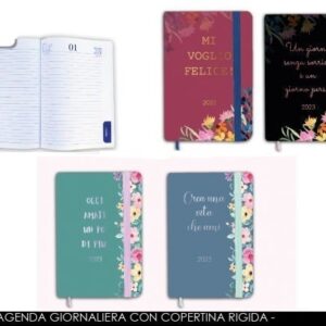 Agenda 2023 flower motivation 21×15 cm *