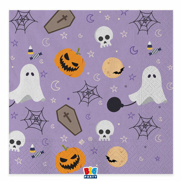 Tovaglioli 33x33 cm Happy Halloween 20 pezzi *