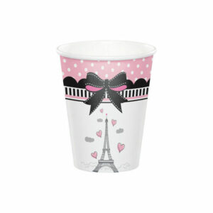 Bicchiere in carta 266 ml Parigi conf da 8 pz