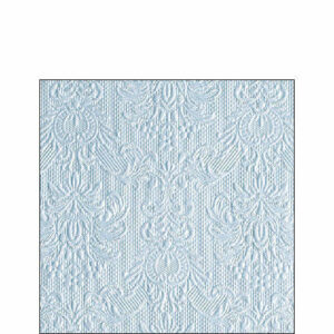 Tovaglioli 25×25 cm Elegance Pearl Blue 15 pezzi *