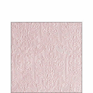 Tovaglioli 25×25 cm Elegance Pearl Pink 15 pezzi *