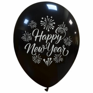 Palloncini in lattice 12” 30 cm Happy New Year 100 pezzi *