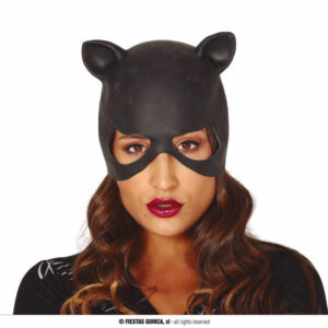 MASCHERA DONNA GATTO LATEX*