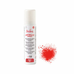 Colorante Alimentare Spray Metallizzato Rosso 75 ml