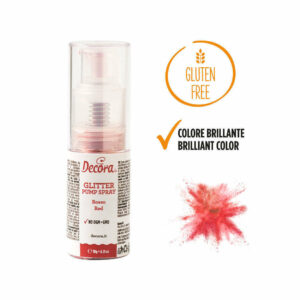 Spray Colorante Pump Rosso glitter 10 gr