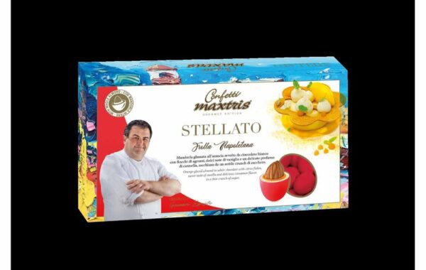 Confetti Maxtris Stellato Rossi Frolla Napoletana 1 kg *