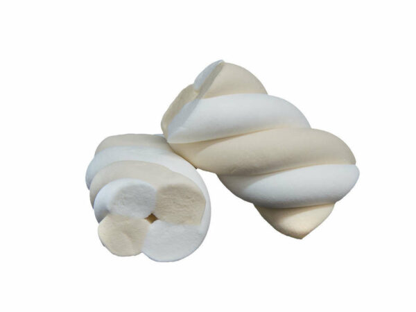 Marshmallow Cotone Treccia Tortora Bianco 1 Kg *