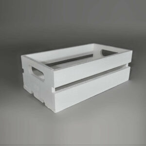 Cassetta in legno Bianco 23x13x8 cm *