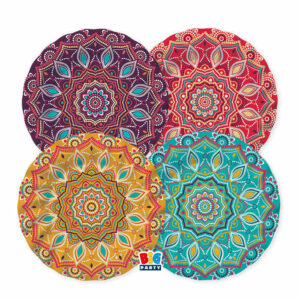 Piatti 25 cm Mix Mandala 8 pezzi *