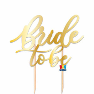 Cake Topper Italic 12×21 cm Bride To Be *