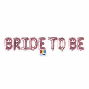 Palloncino mylar Kit Scritta 340×40 cm Bride To Be *