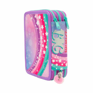 GoPop Astuccio 3 Zip Unicorn