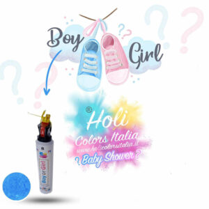 Holi Spray 30 cm con polvere Celeste *