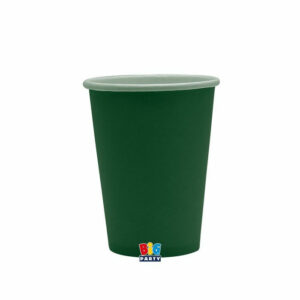 Bicchieri in Carta Ecolor 200 cc Verde Foresta 25 pz