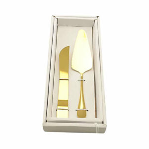 Set Coltello e Paletta Dolci Oro