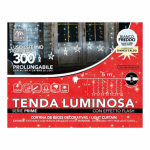 Tenda con Stelle di Luci 300 LED Bianco freddo effetto flash caldo 5 metri *