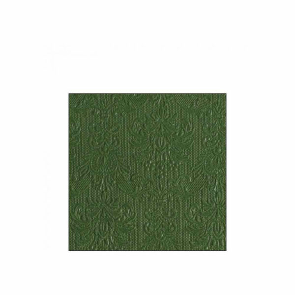 Tovaglioli 25x25 cm Elegance Dark Green 15 pezzi *