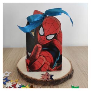 9 Scatola Spiderman Portaconfetti