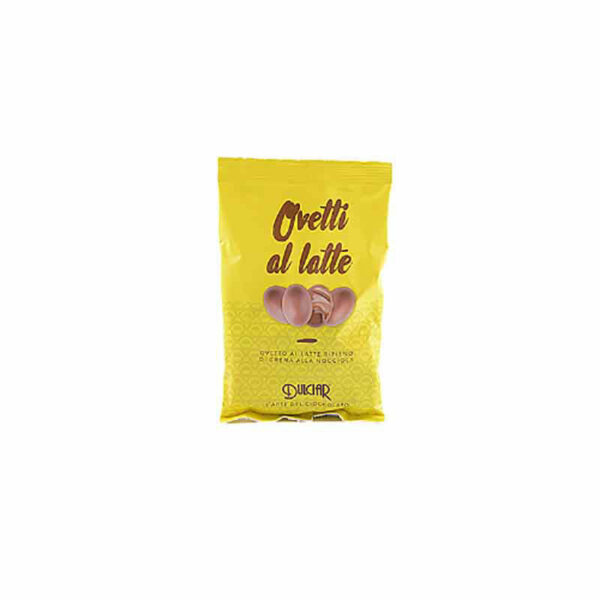 Ovetti al Latte con crema nocciola 120 gr