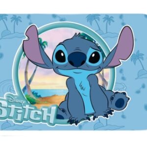 Tovaglietta ripiegabile 30×44 cm Lilo & Stitch azzurra