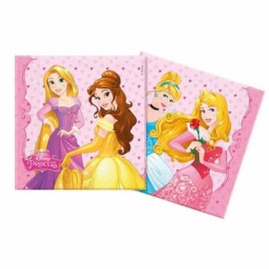 Tovaglioli 33×33 cm Principesse Love your story conf da 20 pz