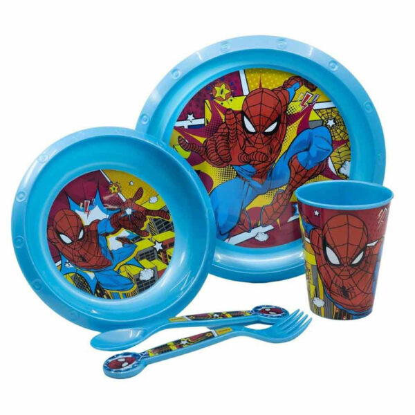 Spiderman Set Pranzo 5 pezzi - immagine 2