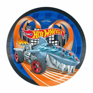 Piatti 18 cm Hot Wheels 8 pz