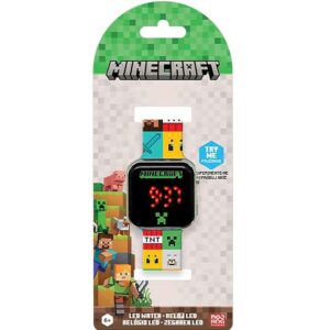 Orologio da Polso Led Minecraft