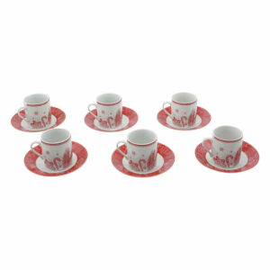 Tazzine caffè con piattini 6 pz