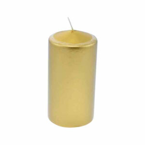 Candela Pillar diam 7,5 cm h 15 cm Oro