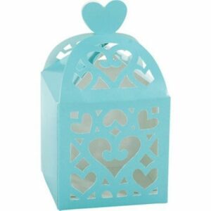 Scatola Porta Confetti Lanterna Verde Tiffany 50 Pz