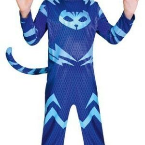 Costume Super Pigiamini Gatto Boy Taglia 7/8 Anni