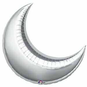 Palloncino Mylar Luna Argento 43 cm